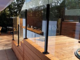 semi frameless glass balustrade